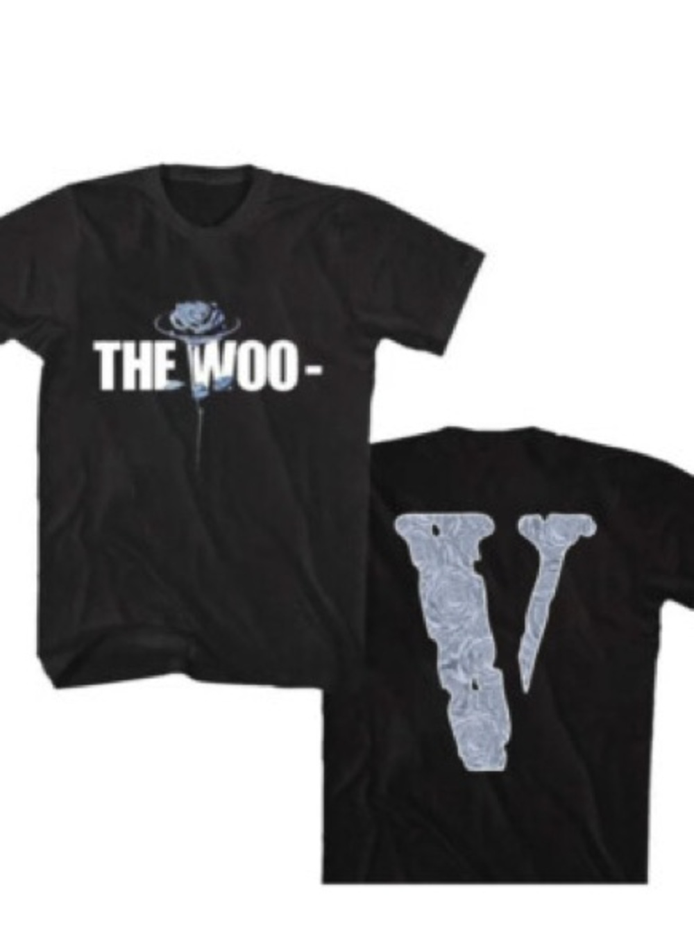 New - Authentic VLone x Pop Smoke T-Shirt - Black (L)